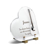 Plaque funéraire guitare-acoustique-blanche-forme-coeur 23 Plaquedeces.fr